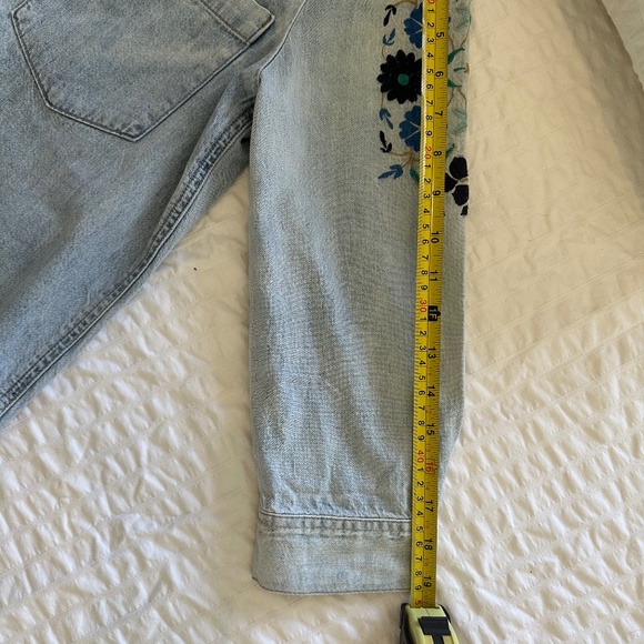 Lucky Brand Embroidered Denim Shirt Size S - Picture 13 of 16